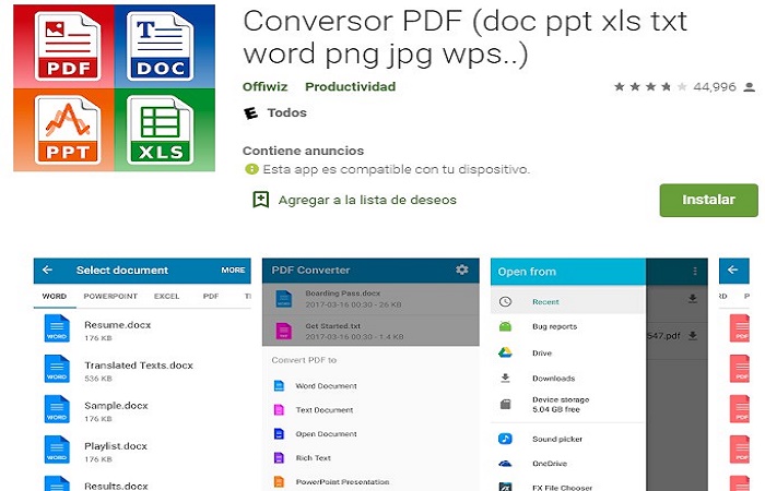 Convertir pdf a word gratis 5