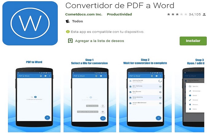 Convertir pdf a word gratis 6