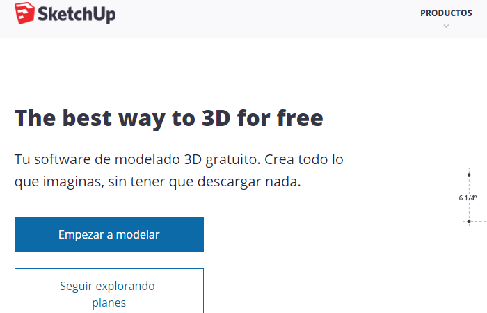 Sketchup gratis - Tutorial, descargar e instalar en español 3